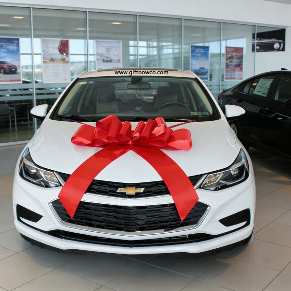 30-inch car ribbon - red