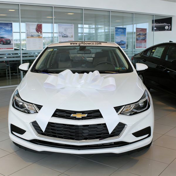 30-inch car ribbon –white